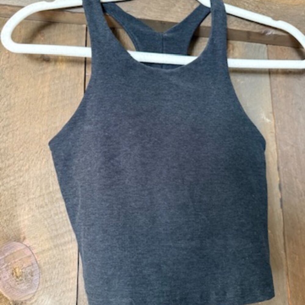 Beyond Yoga Refocus Darkest Night Crop Tank S